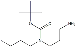 Tert-butyl 3-aminopropyl(butylcarbamate Structure