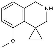 5'-METHOXY-2',3'-DIHYDRO-1'H-SPIRO[CYCLOPROPANE-1,4'-ISOQUINOLINE] Structure