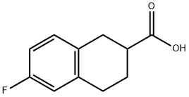 6-FLUORO-1,2,3,4-TETRAHYDRO-NAPHTHALENE-2-CARBOXYLIC ACID Structure