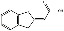 INDAN-2-YLIDENE-ACETIC ACID Struktur