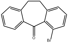4-BROMO-10,11-DIHYDRO-DIBENZO[A,D]CYCLOHEPTEN-5-ONE Struktur