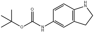 Tert-butyl indolin-5-yl-carbamate Struktur