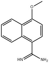 4-METHOXY-NAPHTHALENE-1-CARBOXAMIDINE Structure