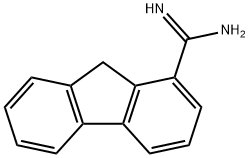 9H-FLUORENE-1-CARBOXAMIDINE HYDROCHLORIDE Structure