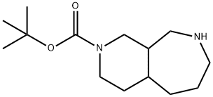 TERT-BUTYL OCTAHYDRO-1H-PYRIDO[3,4-C]AZEPINE-2(3H)-CARBOXYLATE,885270-16-6,结构式