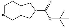 八氢-吡咯[3,4-C]吡啶-2-甲酸叔丁酯, 885270-57-5, 结构式