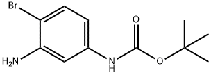 (3-AMINO-4-BROMO-PHENYL)-CARBAMIC ACID TERT-BUTYL ESTER Structure