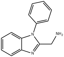 2-AMINOMETHYL-1-PHENYL-1H-BENZOIMIDAZOLE Structure