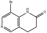 8-Bromo-3,4-dihydro-1H-[1,6]naphthyridin-2-one Structure