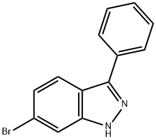 6-BROMO-3-PHENYL-1H-INDAZOLE Structure