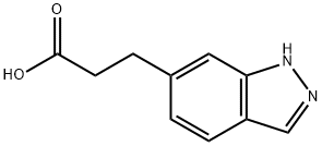 3-(1H-Indazol-6-yl)propanoic acid Structure