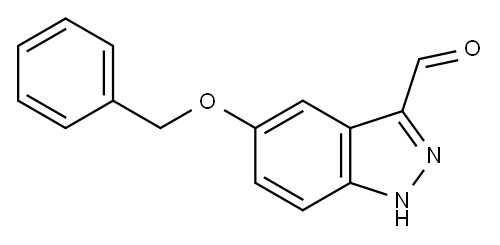 5-BENZYLOXY-1H-INDAZOLE-3-CARBALDEHYDE Structure