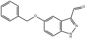 5-BENZYLOXY-1H-INDAZOLE-3-CARBALDEHYDE Structure