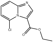 5-クロロイミダゾ[1,2-A]ピリジン-3-カルボン酸エチル 化学構造式