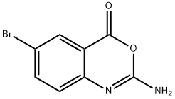 2-AMINO-6-BROMO-4H-BENZO[D][1,3]OXAZIN-4-ONE Struktur