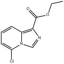 5-CHLORO-IMIDAZO[1,5-A]PYRIDINE-1-CARBOXYLIC ACID ETHYL ESTER Structure