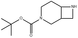 TERT-BUTYL 3,7-DIAZABICYCLO[4.2.0]OCTANE-3-CARBOXYLATE Structure