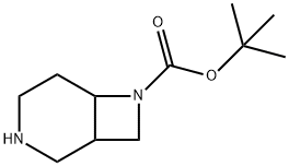 TERT-BUTYL 3,7-DIAZABICYCLO[4.2.0]OCTANE-7-CARBOXYLATE Structure