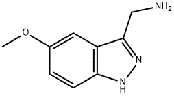 5-METHOXY-1H-INDAZOL-3-YL-METHYLAMINE Structure