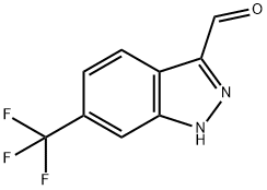 3-醛基-6-三氟甲基-吲唑, 885271-90-9, 结构式