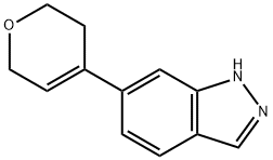 6-(3,6-DIHYDRO-2H-PYRAN-4-YL)-1H-INDAZOLE Structure
