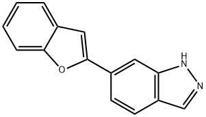 6-BENZOFURAN-2-YL-1H-INDAZOLE Structure