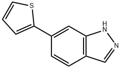 6-(噻吩-2-基)-1氢-吲唑,885272-10-6,结构式