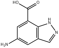 5-AMINO-1H-INDAZOLE-7-CARBOXYLIC ACID Struktur
