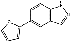 5-FURAN-2-YL-1H-INDAZOLE Struktur
