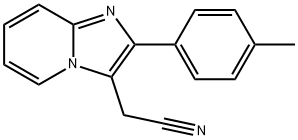 (2-P-TOLYL-IMIDAZO[1,2-A]PYRIDIN-3-YL)-ACETONITRILE Structure