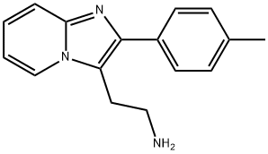 2-(2-P-TOLYL-IMIDAZO[1,2-A]PYRIDIN-3-YL)-ETHYLAMINE 结构式
