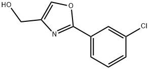 [2-(3-CHLORO-PHENYL)-OXAZOL-4-YL]-METHANOL Structure
