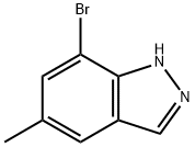 7-BROMO-5-METHYL-1H-INDAZOLE Structure
