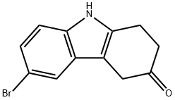 6-BROMO-1,2,4,9-TETRAHYDRO-CARBAZOL-3-ONE Structure