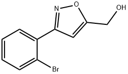 [3-(2-BROMO-PHENYL)-ISOXAZOL-5-YL]-METHANOL Struktur