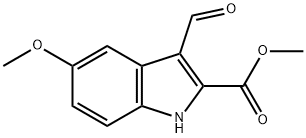 METHYL 3-FORMYL-5-METHOXY-1H-INDOLE-2-CARBOXYLATE Structure