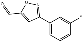 3-(3-FLUORO-PHENYL)-ISOXAZOLE-5-CARBALDEHYDE