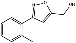 (3-邻甲苯基异恶唑-5-基)甲醇, 885273-56-3, 结构式