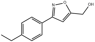 (3-(4-乙基苯基)异恶唑-5-基)甲醇, 885273-68-7, 结构式