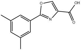 2-(3,5-DIMETHYL-PHENYL)-OXAZOLE-4-CARBOXYLIC ACID Structure