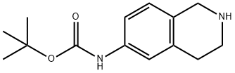 (1,2,3,4-四氢-异喹啉-6-基)-特丁基氨基甲酸酯 结构式