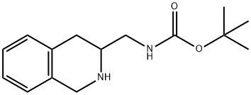 3-BOC-胺甲基-四氢异喹啉, 885273-85-8, 结构式