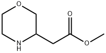 MORPHOLINE-3-ACETIC ACID METHYL ESTER
 Structure