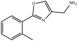 2-O-TOLYL-OXAZOL-4-YL-METHYLAMINE Structure