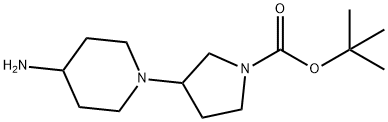 3-(4-AMINO-PIPERIDIN-1-YL)-PYRROLIDINE-1-CARBOXYLIC ACID TERT-BUTYL ESTER Structure