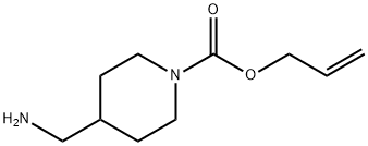 4-AMINOMETHYL-PIPERIDINE-1-CARBOXYLIC ACID ALLYL ESTER Struktur