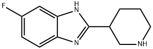 5-FLUORO-2-PIPERIDIN-3-YL-1H-BENZOIMIDAZOLE Structure