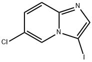 6-クロロ-3-ヨードイミダゾ[1,2-A]ピリジン 化学構造式