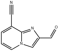 2-FORMYL-IMIDAZO[1,2-A]PYRIDINE-8-CARBONITRILE Structure