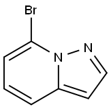 7-ブロモピラゾロ[1,5-A]ピリジン 化学構造式